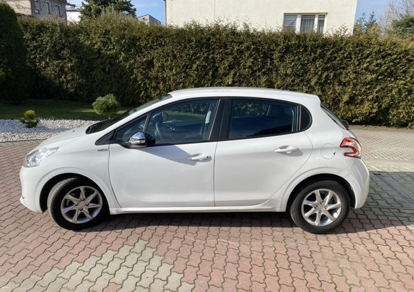 Peugeot 208 cena 27500 przebieg: 71459, rok produkcji 2013 z Jędrzejów małe 407